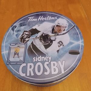 2009 Tim Hortons Sidney Crosby Collectible Tin Puzzle -Sadly Missing 3 Pcs